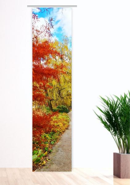 Herbstfarbenerlebnis, Flächenvorhang Einzel